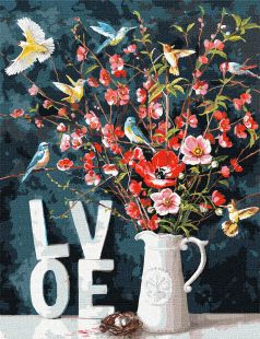 Painting by numbers - With love (big) ©Ira Volkova