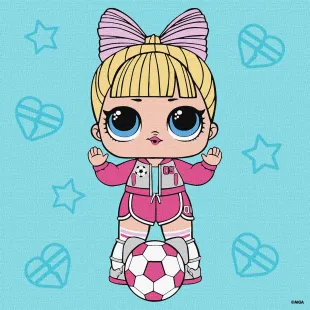 Картина за номерами - L.O.L Surprise! Game on. Suite Princess