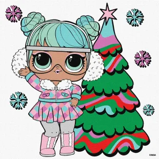 Картина за номерами - L.O.L. Surprise! Jolly Vibes. Bon Bon