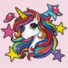 Painting by numbers - Bright unicorn ©art_selena_ua
