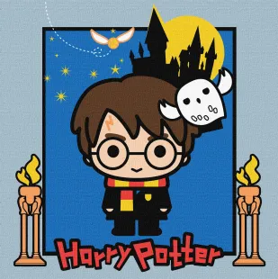 Картина за номерами - Harry Potter: Таємниці замку ©Warner Bros.