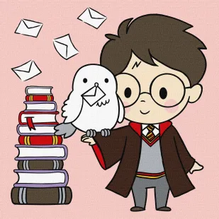 Картина за номерами - Harry Potter: Гаррі та листи ©Warner Bros.