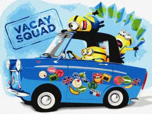 Картина за номерами - Minions: Дорога у відпустку ©Universal City Studios LLC.
