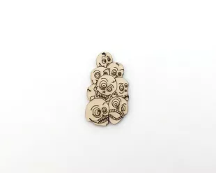 Figure from plywood - Skulls
