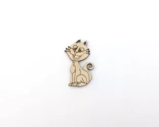 Figure from plywood - Cat