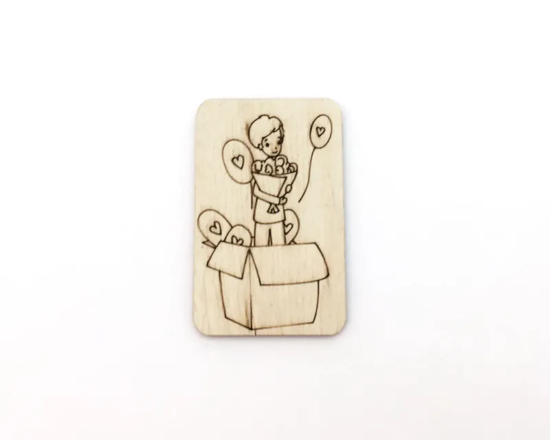 Figure on magnet - Romantic story #3
