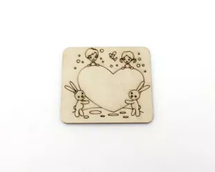 Figure on magnet - Romantic story #5