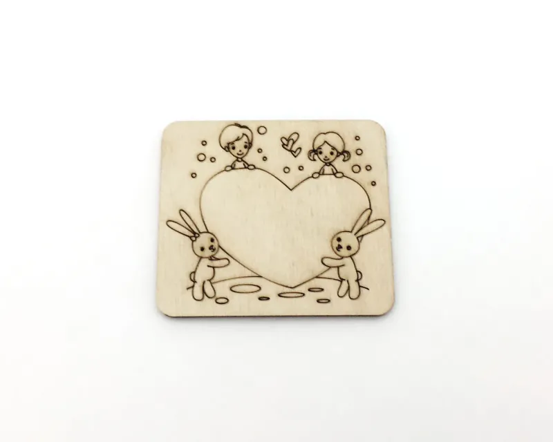 Figure on magnet - Romantic story #5