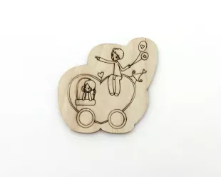 Figure on magnet - Romantic story #6