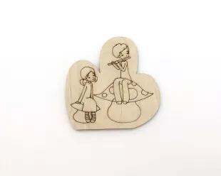 Figure on magnet - Romantic story #7