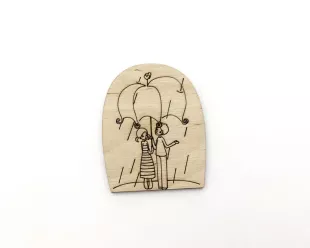 Figure on magnet - Romantic story #8
