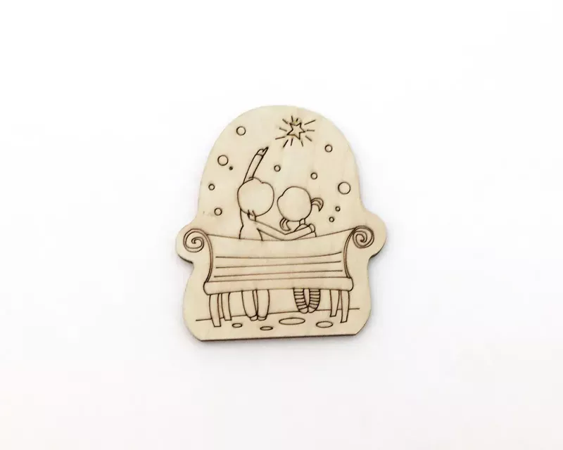 Figure on magnet - Romantic story #9