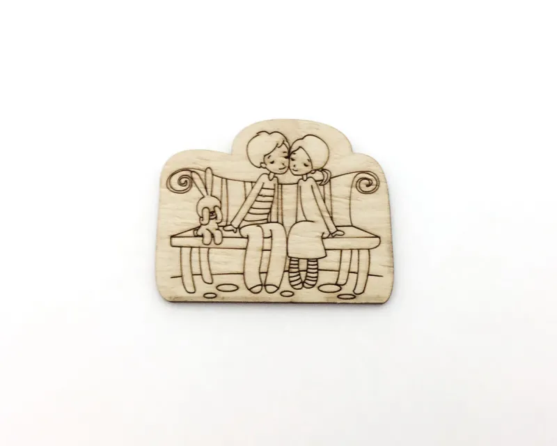 Figure on magnet - Romantic story #14
