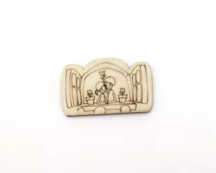 Figure on magnet - Romantic story #16
