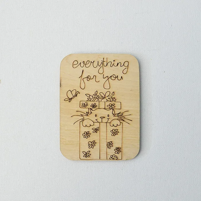 Figure from plywood - LOVE #7