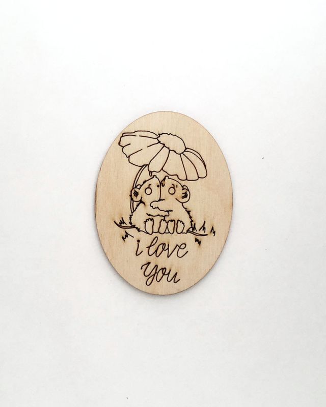 Figure from plywood - LOVE #10