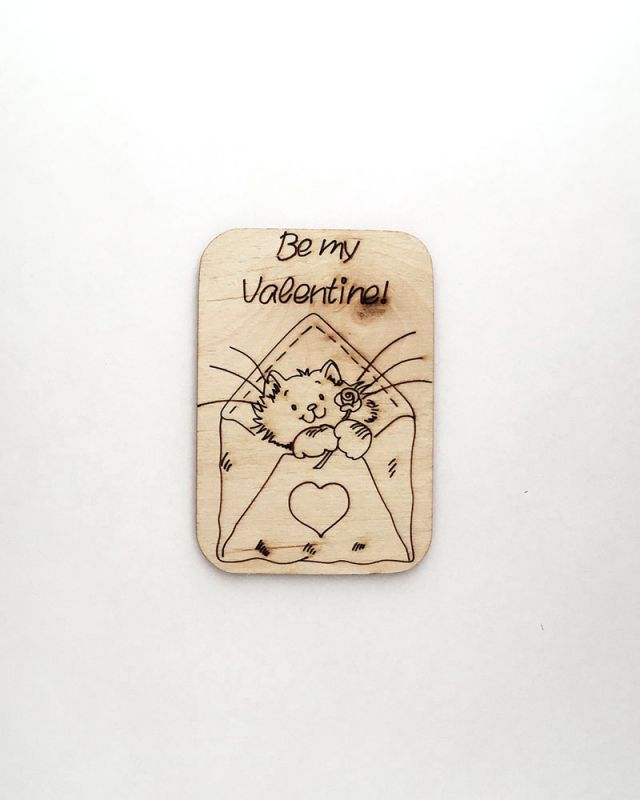 Figure from plywood - LOVE #17