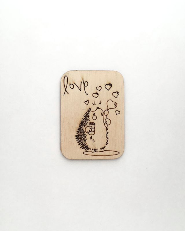 Figure from plywood - LOVE #19
