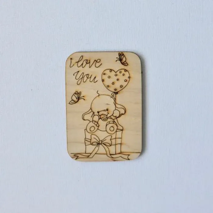 Figure from plywood - LOVE #20