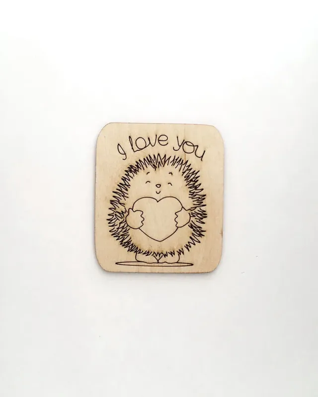Figure from plywood - LOVE #23