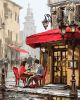 Painting by numbers - Date in a café 