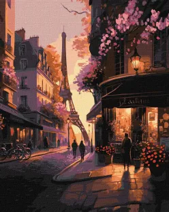 Картина за номерами - Французькі вулички ©art_selena_ua