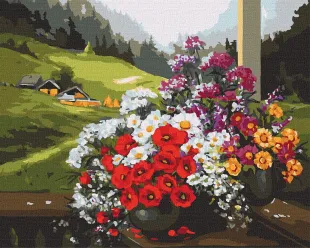 Картина за номерами - Рідний край