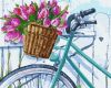 Painting by numbers - Morning tulips 