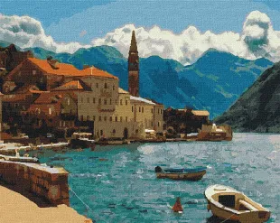 Painting by numbers - A coastal morning 
