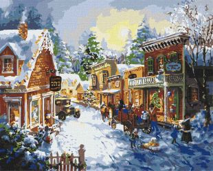 Картина за номерами - Напередодні Різдва