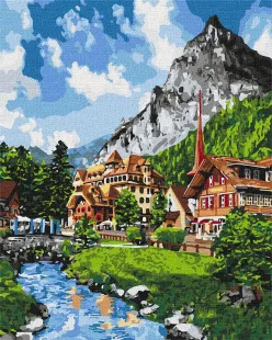 Painting by numbers - An unforgettable view 
