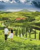 Painting by numbers - A walk with your loved one 