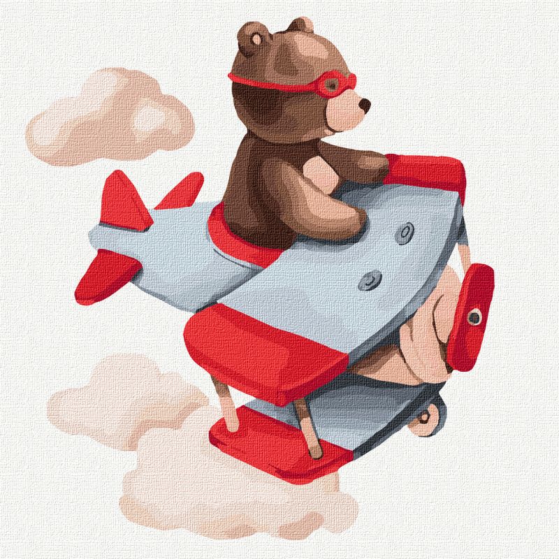 Картина по номерам - Путешествуя небом ©tanya_bonya