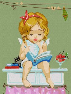 Картина за номерами - Улюблена книга ©Katya Dudnik