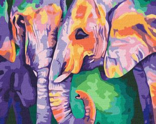 Painting by numbers - Indian paints 