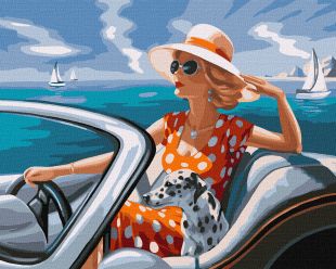 Painting by numbers - Rest by the sea ©art_selena_ua