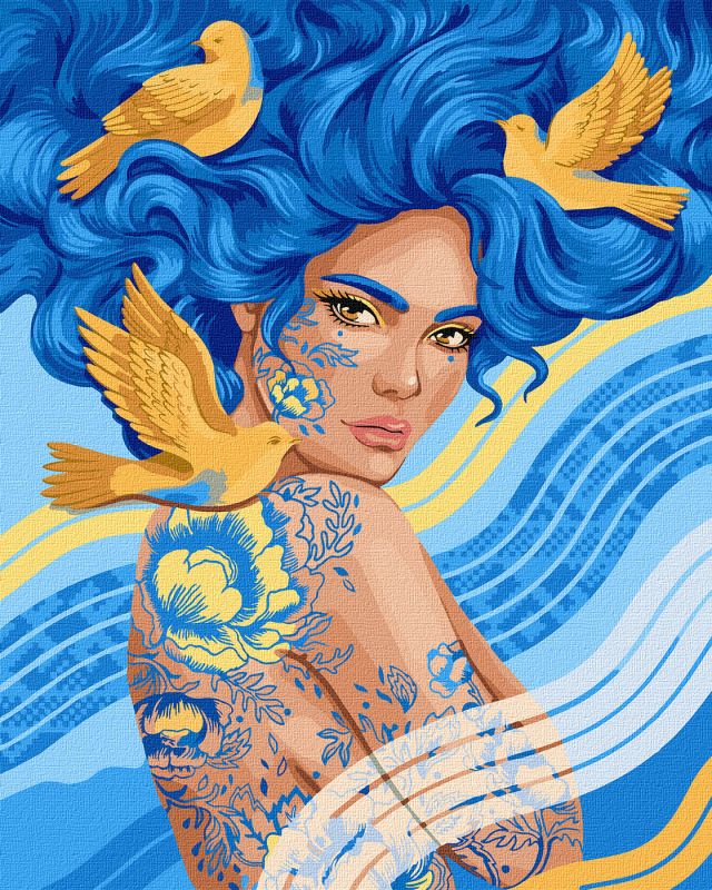 Картина за номерами - Птахи щастя ©pollypop92