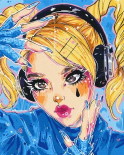Картина по номерам - Ритмическая музыка ©nila_art_art