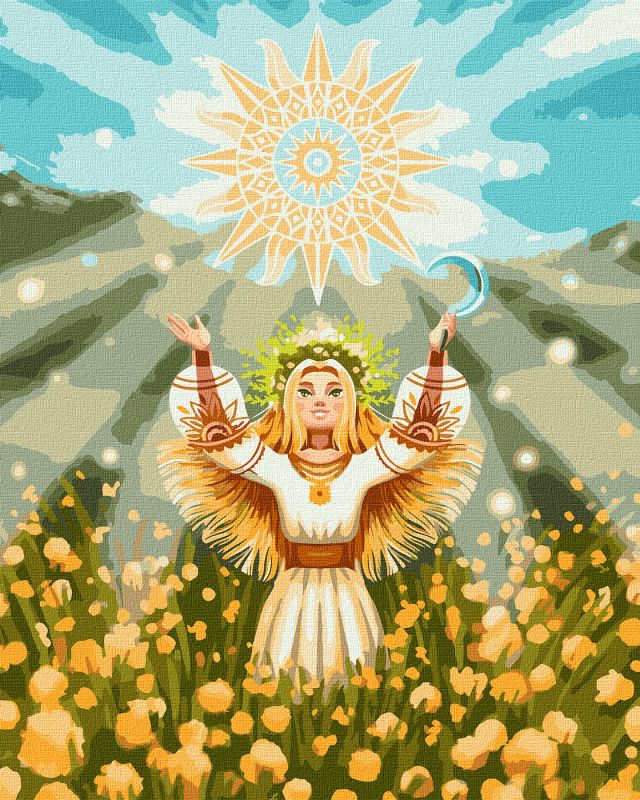 Painting by numbers - Sunny girl ©yuji.rivera