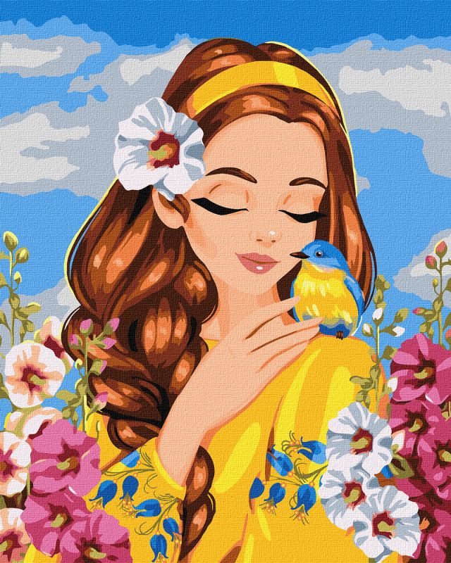 Painting by numbers - Spring blossom ©krizhanskaya