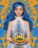 Painting by numbers - Golden flower ©mosyakart