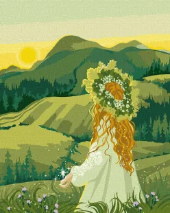 Картина за номерами - Місце сили ©kasarda_art