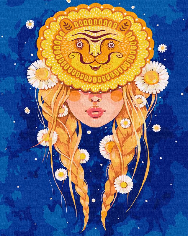 Картина по номерам - Лев ©lesya_nedzelska_art