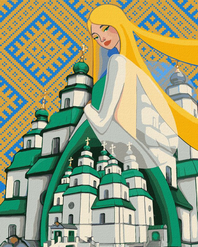 Картина по номерам - Берегиня Свято-Троицкого Собора ©mosyakart