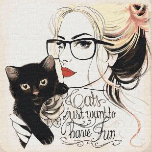 Painting by numbers - Kitties 