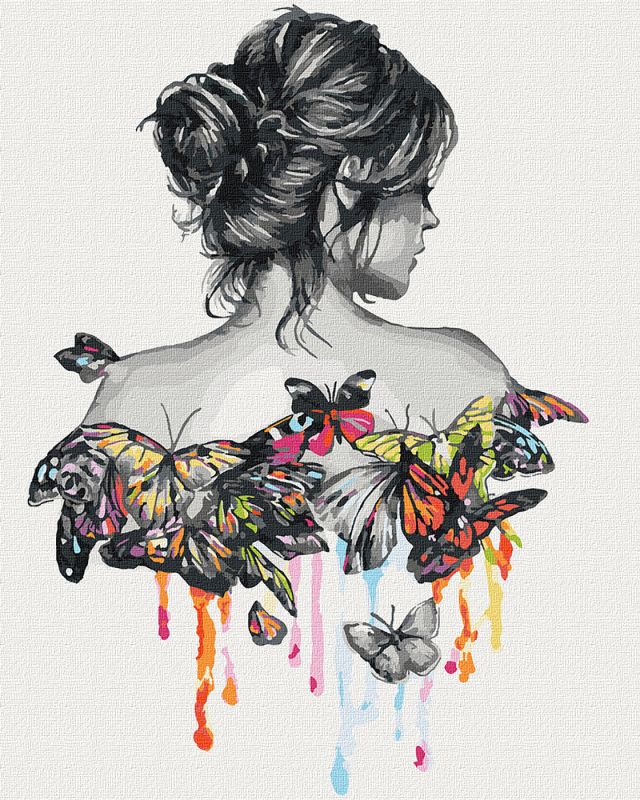 Painting by numbers - Butterfly tenderness 