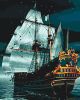 Painting by numbers - Flagship at night 