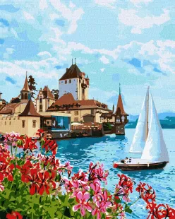 Картина за номерами - Яскрава Швейцарія
