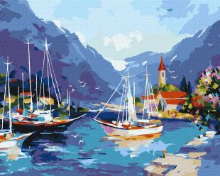 Картина по номерам - В морской бухте ©BOND Tetiana