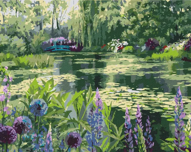 Картина за номерами - Сад Моне в Живерні ©Ira Volkova